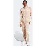 Adidas Športna trenirka pesek / bela | Shoptok.si