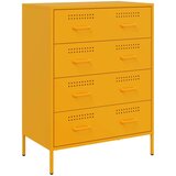 vidaXL Komoda boja senfa 68 x 39 x 89 cm čelični | shoptok.hr