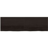  Kopalniški pult temno siv 200x60x4 cm obdelan trden les | Shoptok.si