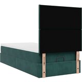 vidaXL okvir kreveta s madracima tamnozeleni 90x190cm baršunasti | shoptok.hr