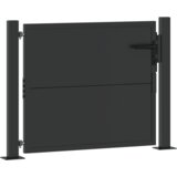 vidaXL Vrtna vrata Crna 100 x 100 cm Čelik s praškastim premazom | shoptok.hr