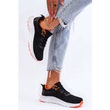 Boto Classic Women's Sport Lace-Up Shoes Black and Orange Darla | shoptok.hr