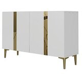 Hanah home Konzola Anka 120 White Gold | Eponuda.com