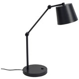 White Label Črna namizna svetilka s kovinskim senčilom (višina 60 cm) Hajo – | Shoptok.si