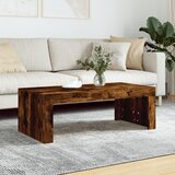 vidaXL Klubska mizica dimljeni hrast 102x50x36 cm inženirski les Cene