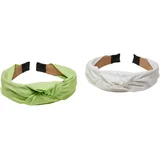 Urban Classics Headband with knot 2-pack light mint/white