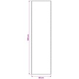  Tepih Krem 80 x 300 cm 100% poliester 3 mm Mogu se prati | shoptok.hr