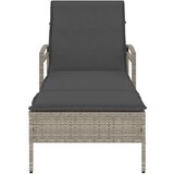  Ležaljka za sunčanje s jastukom 63x200x81 cm poliratan | shoptok.hr
