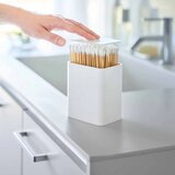 YAMAZAKI Bel plastičen kopalniški organizator za vatke ali vatirane palčke Tower – | Shoptok.si