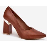 Boto Leather Pumps Lewski 3117 Dark Brown | shoptok.hr