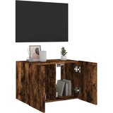  Zidni TV ormarić s LED svjetlima boja hrasta 60x35x41 cm | Eponuda.ba