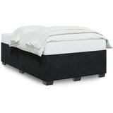 Maison Chic Posteljni okvir - Dvoposteljna postelja - Zakonska postelja brez vzmetnico črn 120x190 cm žamet-J13601, (21772099) | Shoptok.si