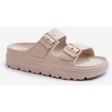 EVENTO Women's Foam Platform Slides Beige Melorea | Eponuda.ba