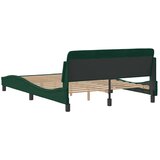  Okvir za krevet Dover tamnozeleni 140x190 cm baršunasti | Eponuda.ba
