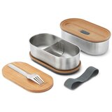 Shumee BAM-BT-L016 food storage container Oval Box 0.5 L Bamboo, Stainless steel 2 pc(s) | shoptok.hr