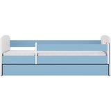 MID.YOU Dječji krevet Dreamy konj 160x80 sa madracem s ladicom Plava | shoptok.hr