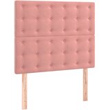  s oprugama i madracem ružičasti 120 x 190 cm baršunasti | shoptok.hr