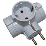 Utikač 4T šuko bijeli | Eponuda.com