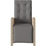  3-dijelni bistro set s jastucima miješane bež boje poliratan | shoptok.hr