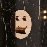 REA Bath Komplet za tuširanje za vgradnjo Lungo Diamond Copper + BOX | Shoptok.si