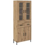  Highboard Umjetnički hrast 69,5 x 34 x 180 cm Konstruirano drvo | shoptok.hr