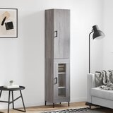  The Living Store Visoka omara siva sonoma 34,5x34x180 cm inženirski les - Visoka Omara, (21431075) | Shoptok.si