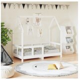 vidaXL Okvir za dječji krevet bijeli 70 x 140 cm od masivne borovine | shoptok.hr