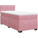 Box spring krevet s madracem ružičasti 90x190 cm baršunasti | shoptok.hr
