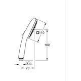 Grohe vitalio comfort ručna tuš slušalica 110 (broj funkcija: 2 kom., promjer: 11 cm) | shoptok.hr