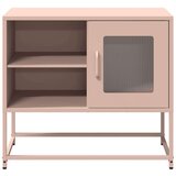 vidaXL TV omarica roza 68x39x60,5 cm jeklo | Shoptok.si