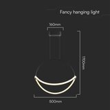  LED luster na sajli LED/16W/230V 4000K | Eponuda.com