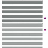 vidaXL Zavjesa zebra 120x150 cm širina tkanine 115,9 cm poliester | shoptok.hr