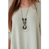 Kesi Włoski Set of blouse + pants with pendant dark mint | Shoptok.si