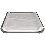 Troll nursery® previjalna lesena podloga za komodo in posteljico torsten™/wave™ seal grey | shoptok.hr