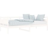  Dnevni ležaj bijeli od masivne borovine 90 x 200 cm | shoptok.hr
