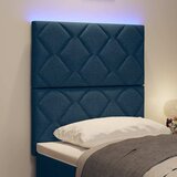  LED glava kreveta Plava 80 cm tkanina | shoptok.hr
