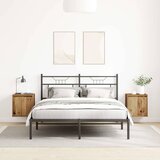  Zidni noćni ormarići 2 kom boja staro drvo 38x34x40 cm | shoptok.hr