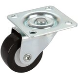 DÖRNER + HELMER okretni kotačić za namještaj (Promjer kotačića: 30 mm, Nosivost: 20 kg, Klizni ležaj, S pločom, Boja kotača: Crne boje) Cijene