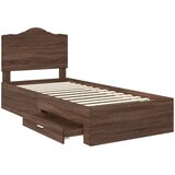  Krevetna konstrukcija Smeđi hrast 70 x 190 cm Konstruirano drvo | shoptok.hr