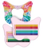  BOJE DRVENE 20BOJA METALNA KUTIJA SPARKLE BUTTERFLY FABER CASTELL 201971 | Shoptok.si
