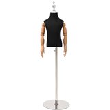  Podesivi Maneken 120-157 cm s Postoljem Uniseks PP Crna u