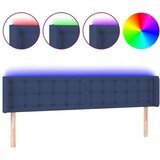 Uzglavlje plavo 203x16x78/88 cm od tkanine | shoptok.hr