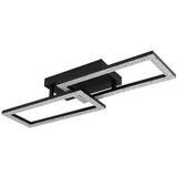 Globo LED stropna svjetiljka Sapena (20 W, D x Š x V: 615 x 195 x 93 mm, Crna, Topla bijela) Cijene