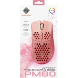 DELTACO GAMING Bežični Miš Ultralight 70g, RGB, SPCP6651, 400-4800 DPI, 1000 Hz, Roza | shoptok.hr