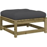  Vrtna sofa bez naslona za ruke s jastucima i tabureima | shoptok.hr