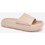 Boto Women's Foam Slippers On Platform Beige Vanesha | shoptok.hr