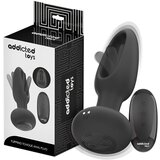 Addicted Toys gibljivi jezični analni vibrator (črna) Cene