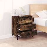  Komoda boja dimljenog hrasta 60 x 35 x 70 cm konstruirano drvo | Eponuda.com