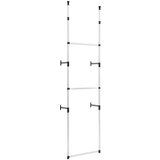 The Living Store Teleskopski garderobni sistem s palicami iz aluminija - Teleskopski Garderobni Sistem, (21420241) | Shoptok.si