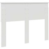  Uzglavlje s uzglavljem Sjajno bijelo 135 cm Konstruirano drvo | shoptok.hr